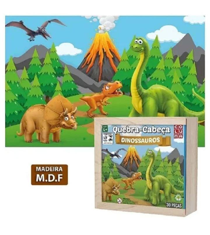 QUEBRA CABECA MADEIRA DINO